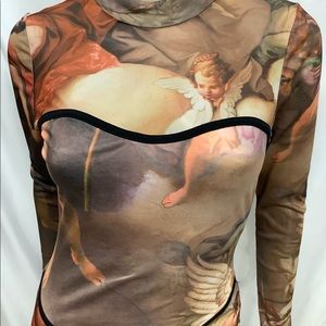 Sexy mesh body suit